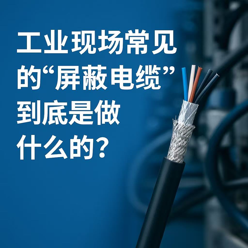 工業(yè)現(xiàn)場(chǎng)常見(jiàn)的“屏蔽電纜”到底是做什么的？