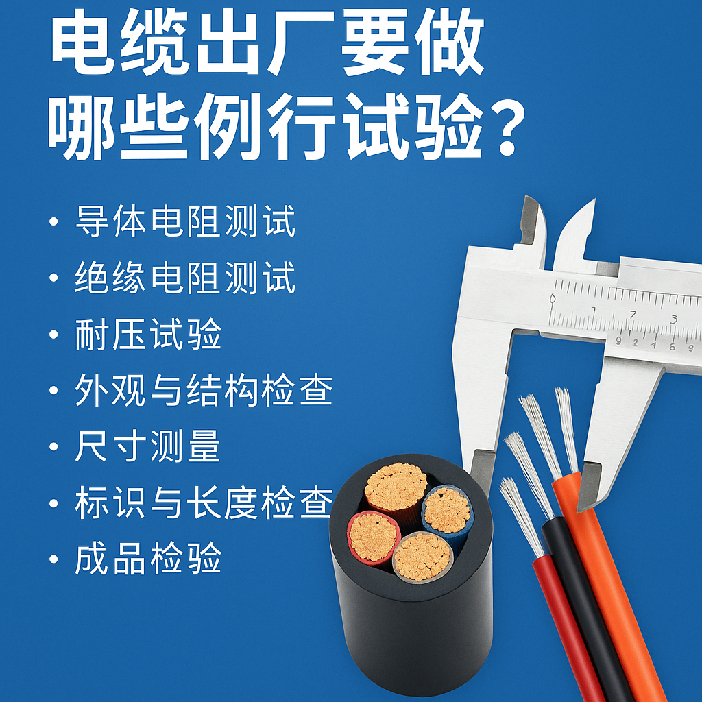 電纜出廠(chǎng)要做哪些例行試驗(yàn)？一文講清最關(guān)鍵的7項(xiàng)檢測(cè)