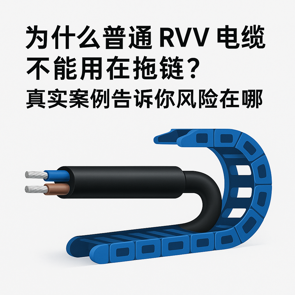 為什么普通 RVV 電纜不能用在拖鏈？真實(shí)案例告訴你風(fēng)險(xiǎn)在哪
