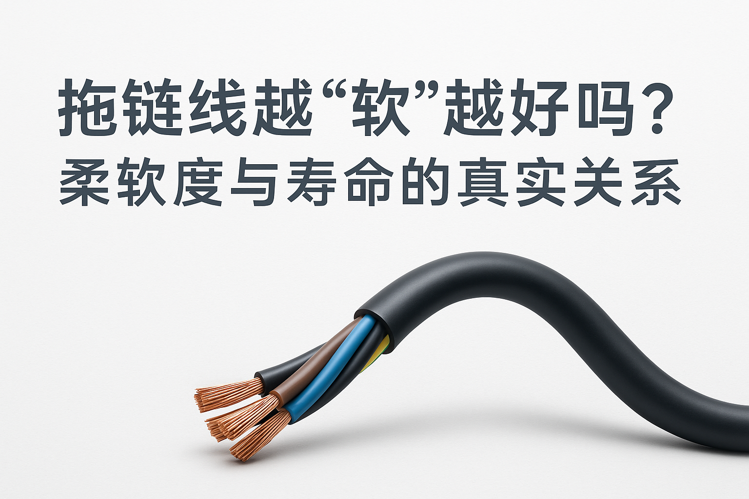 拖鏈線越“軟”越好嗎？柔軟度與壽命的真實(shí)關(guān)系