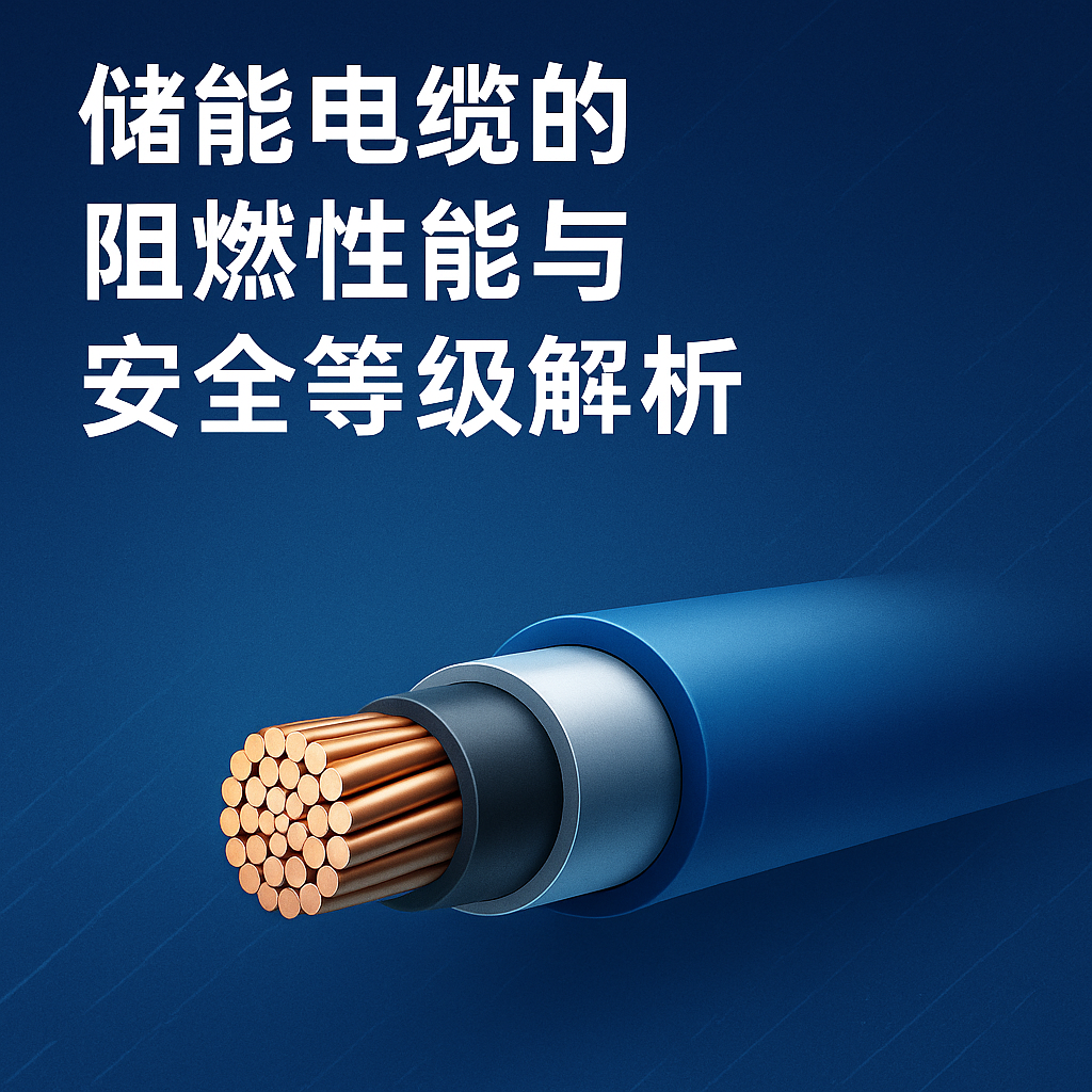 儲(chǔ)能電纜的阻燃性能與安全等級(jí)解析